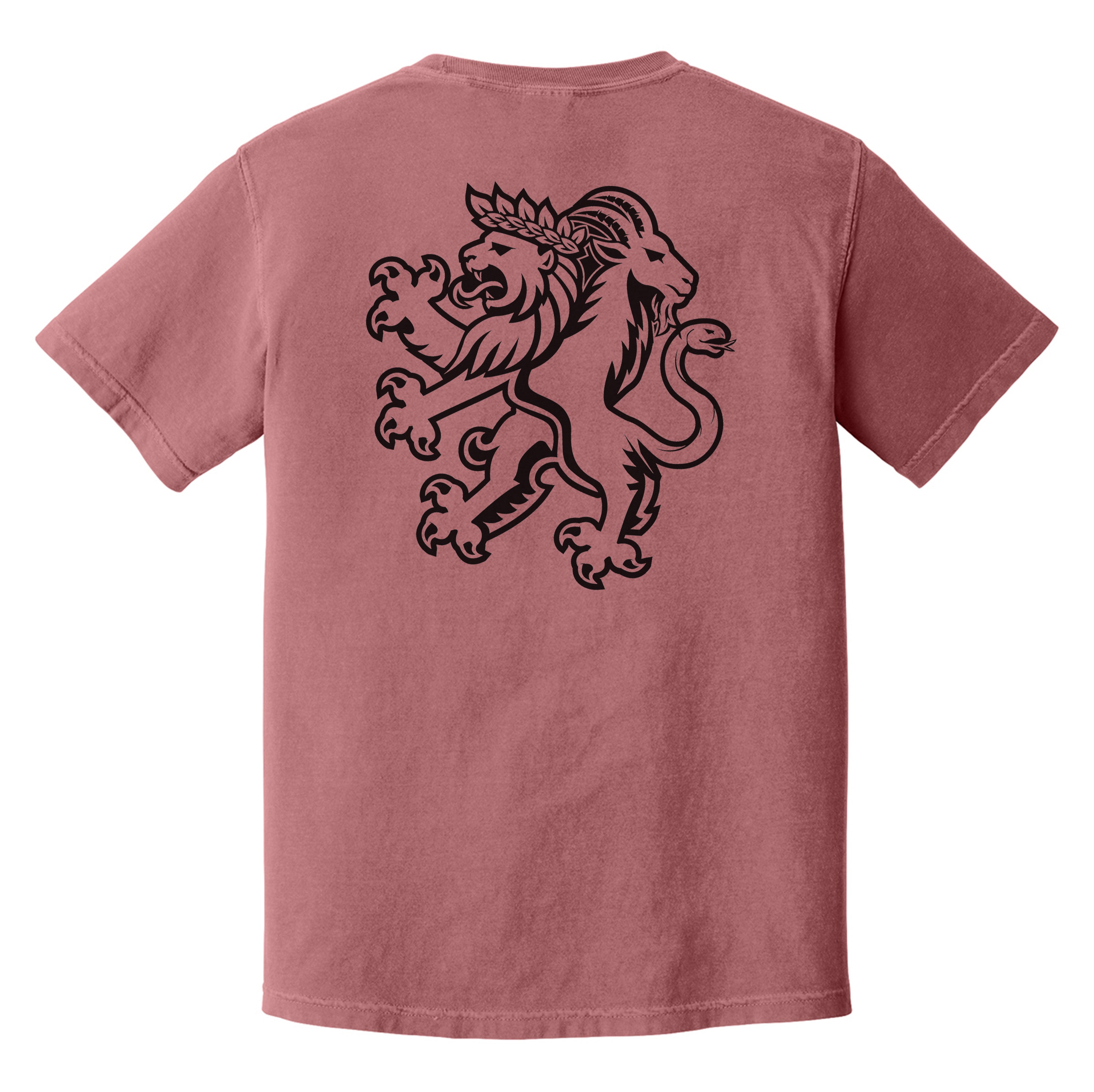 Heraldic Chimera Subdued Heavyweight Tee