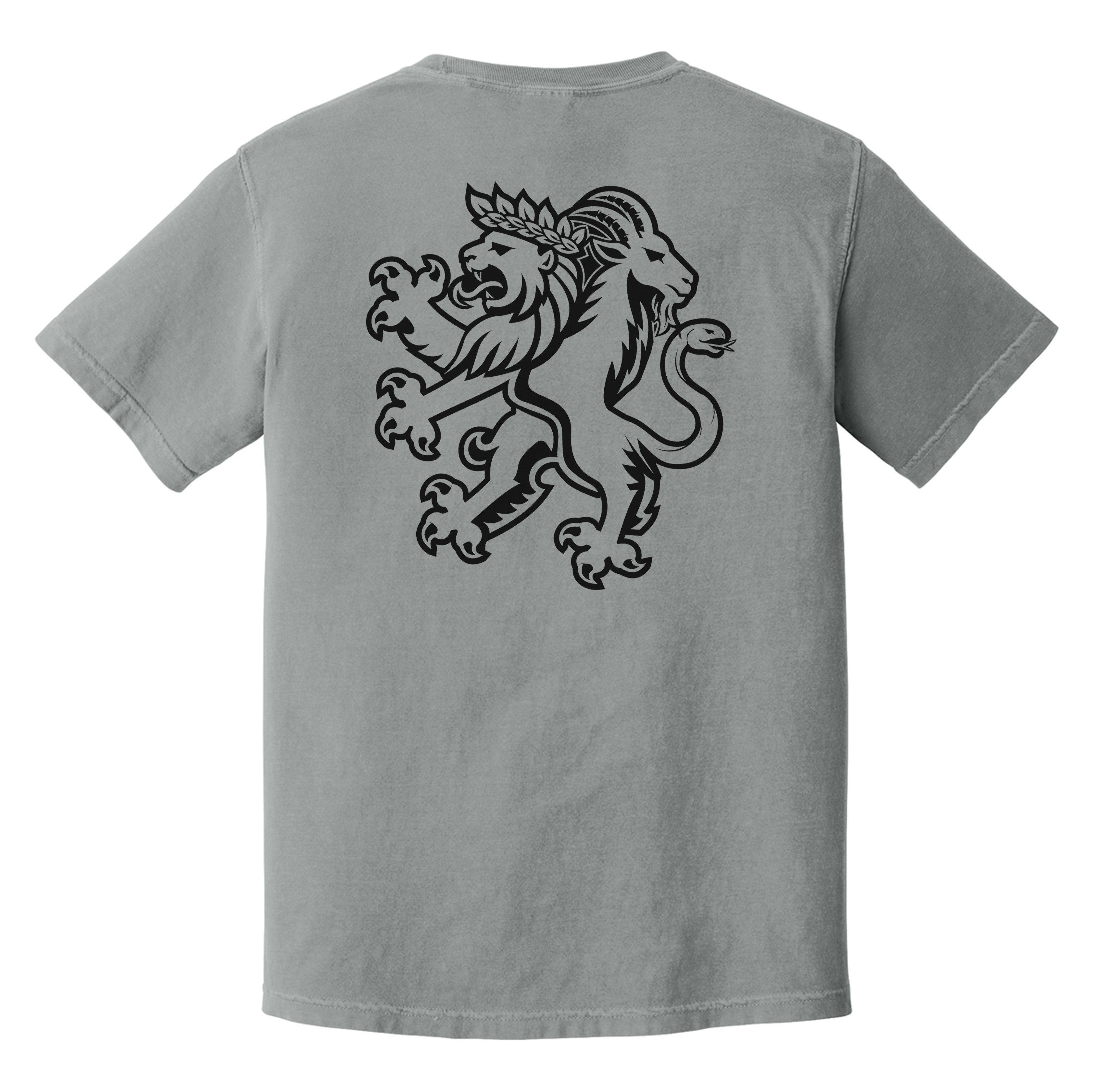 Heraldic Chimera Subdued Heavyweight Tee