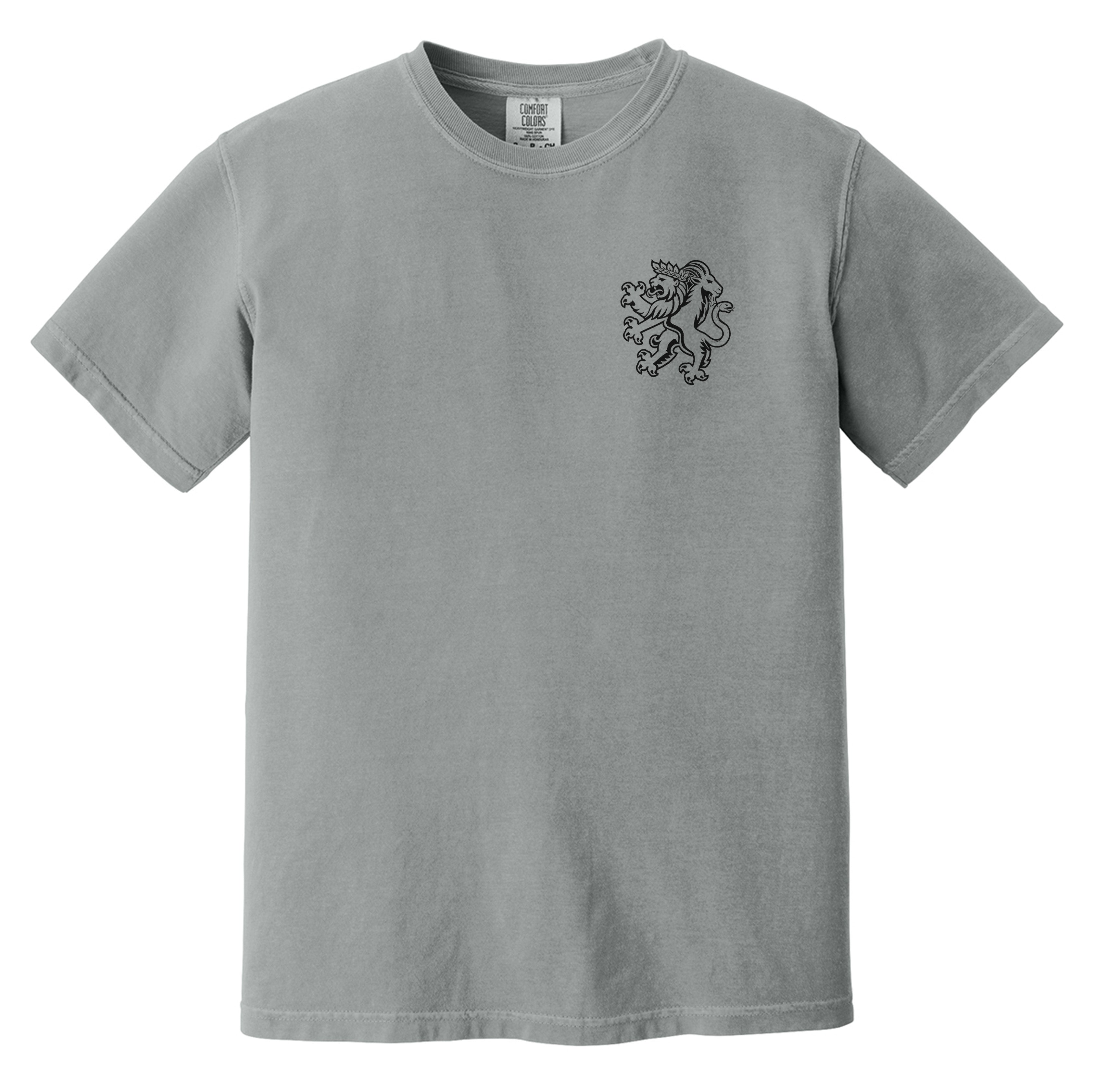 Heraldic Chimera Subdued Heavyweight Tee