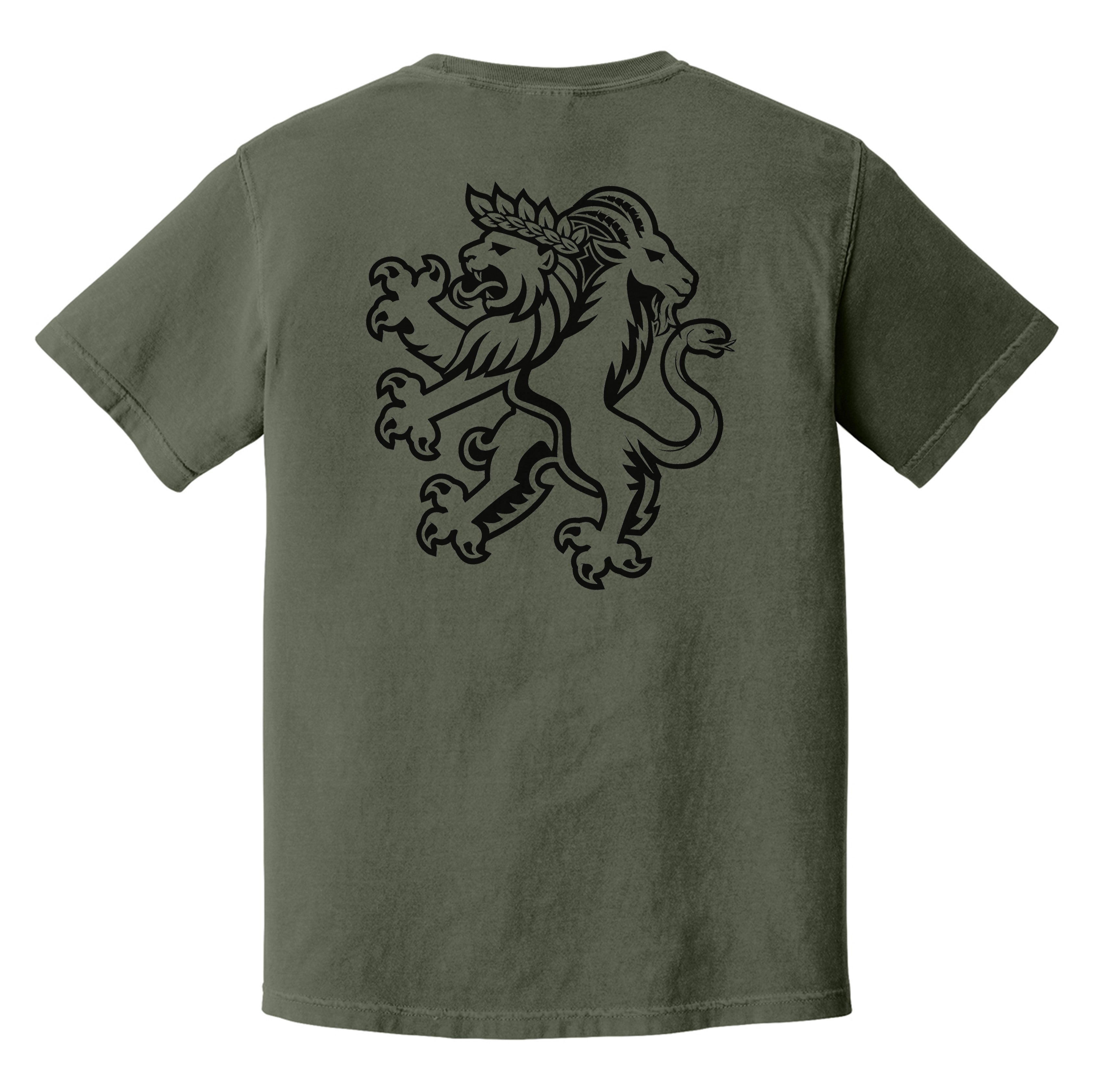 Heraldic Chimera Subdued Heavyweight Tee