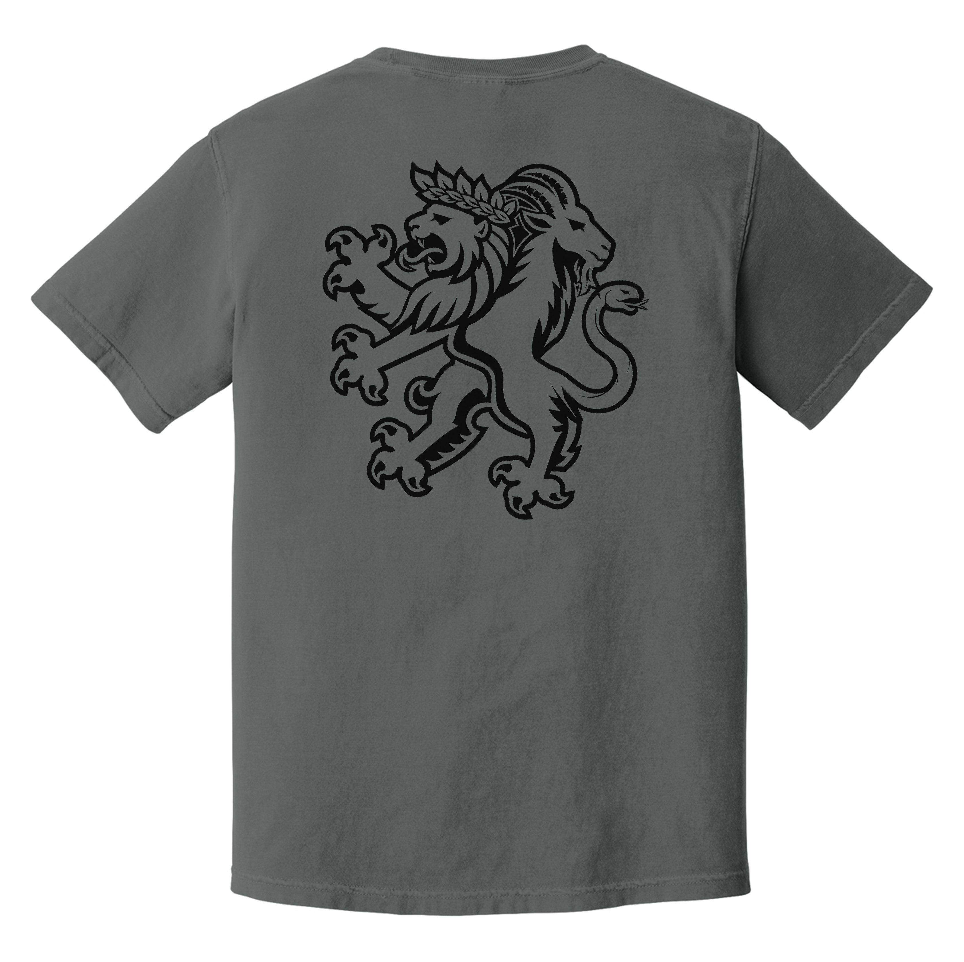 Heraldic Chimera Subdued Heavyweight Tee