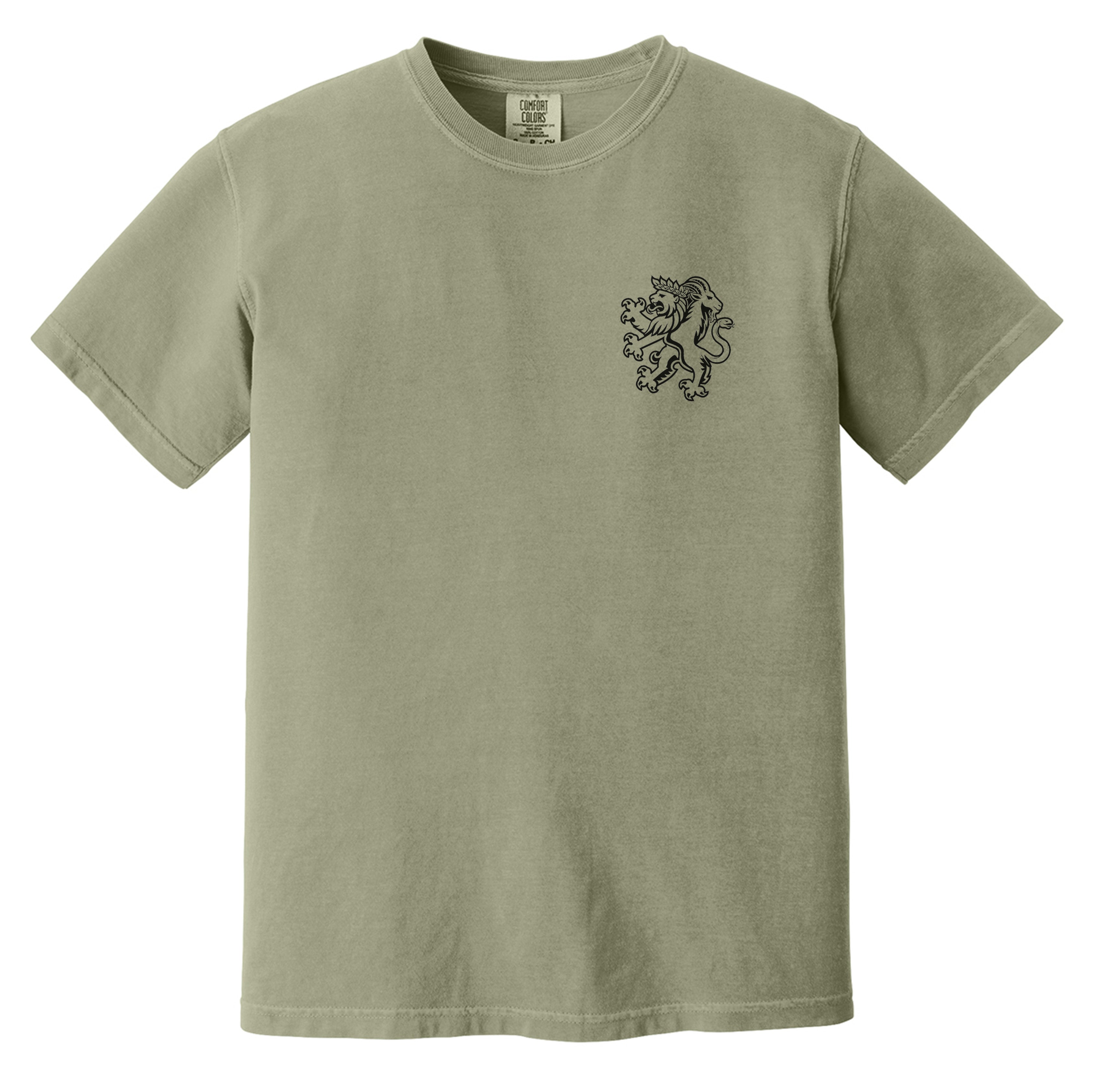 Heraldic Chimera Subdued Heavyweight Tee