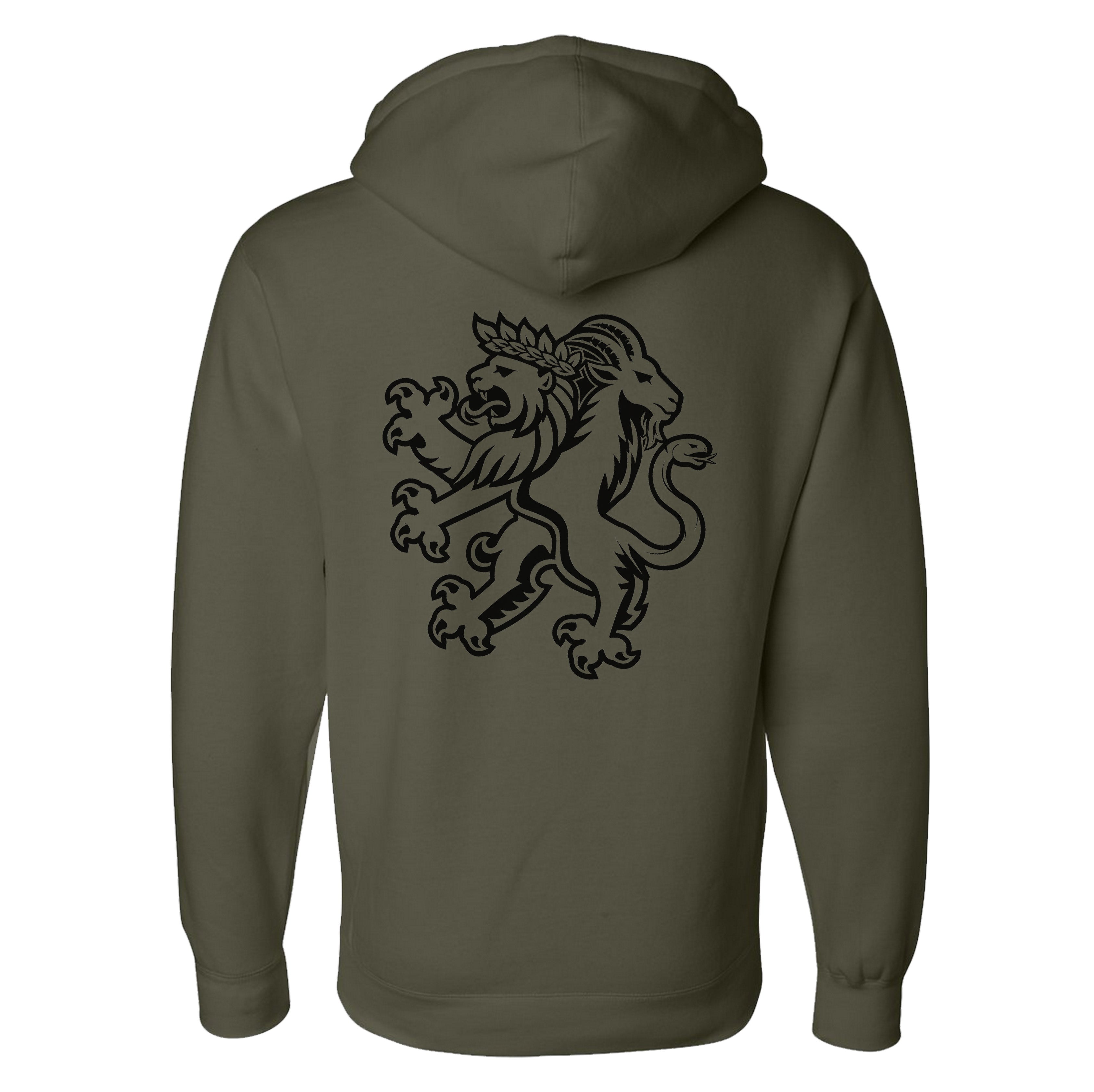 Heraldic Chimera Subdued Hoodie
