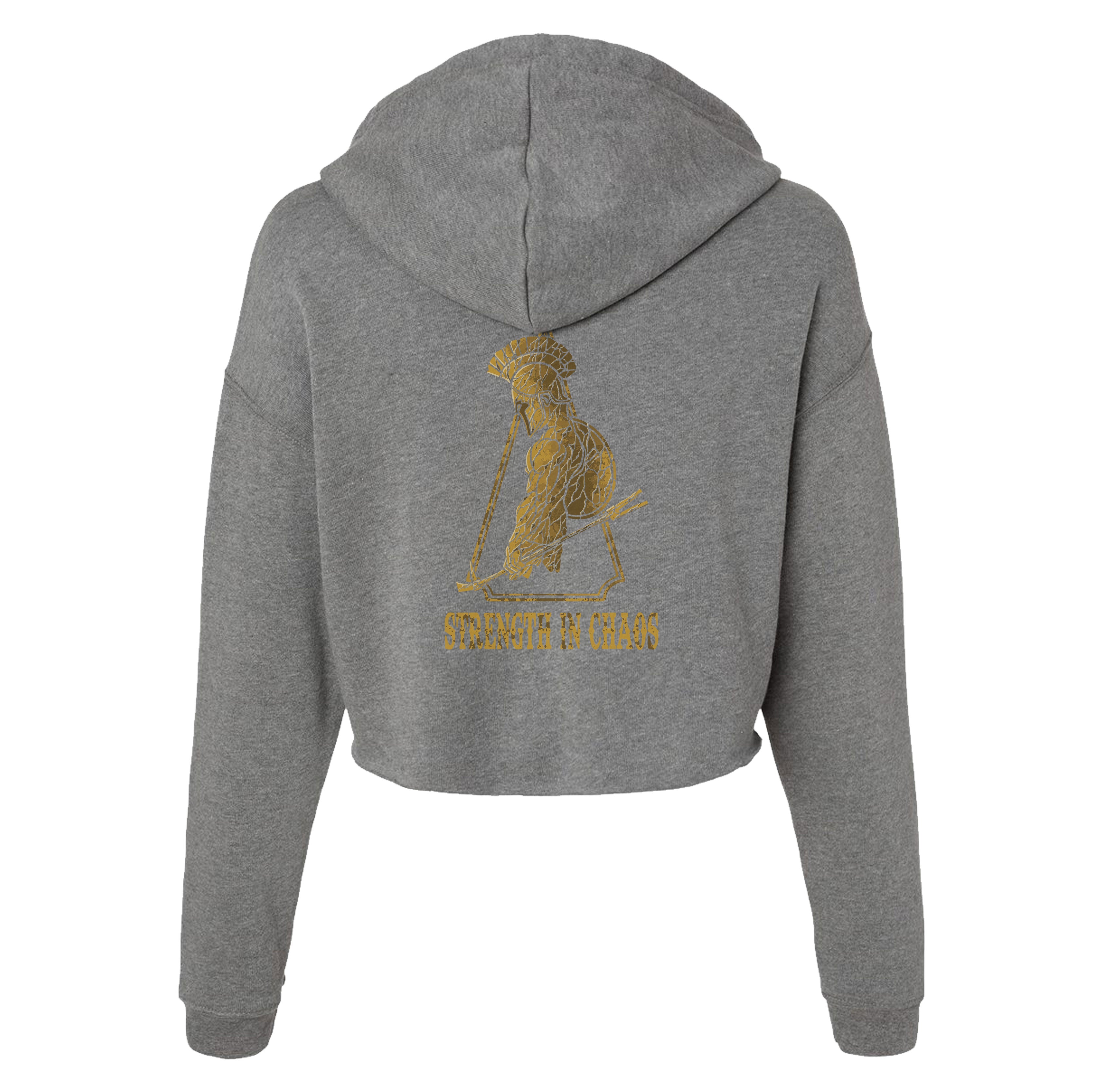 Chaos Breach Spartan Crop Hoodie