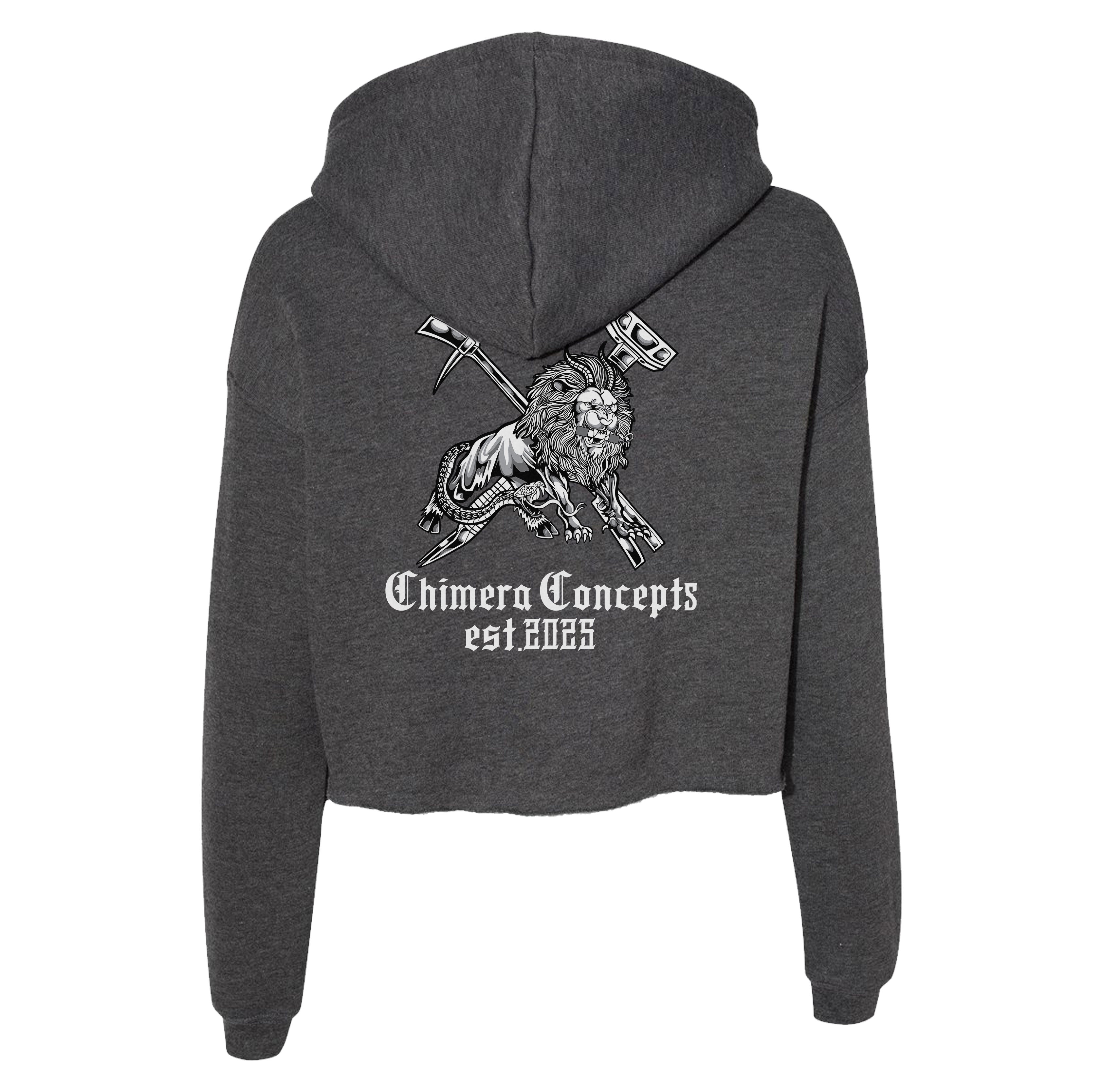 Halli and Sledge Chimera Crop Hoodie