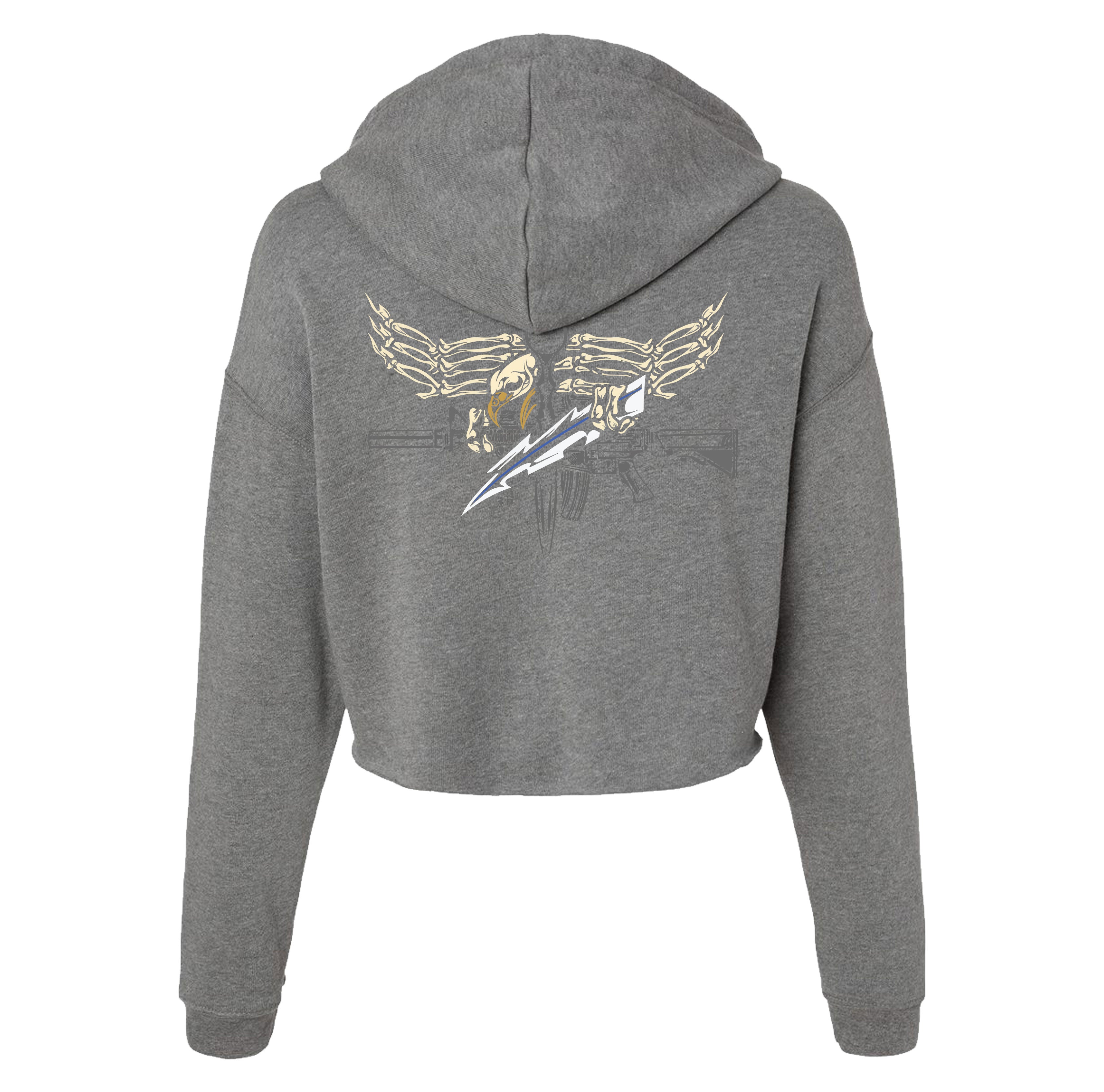 Iron Eagle Crop Hoodie