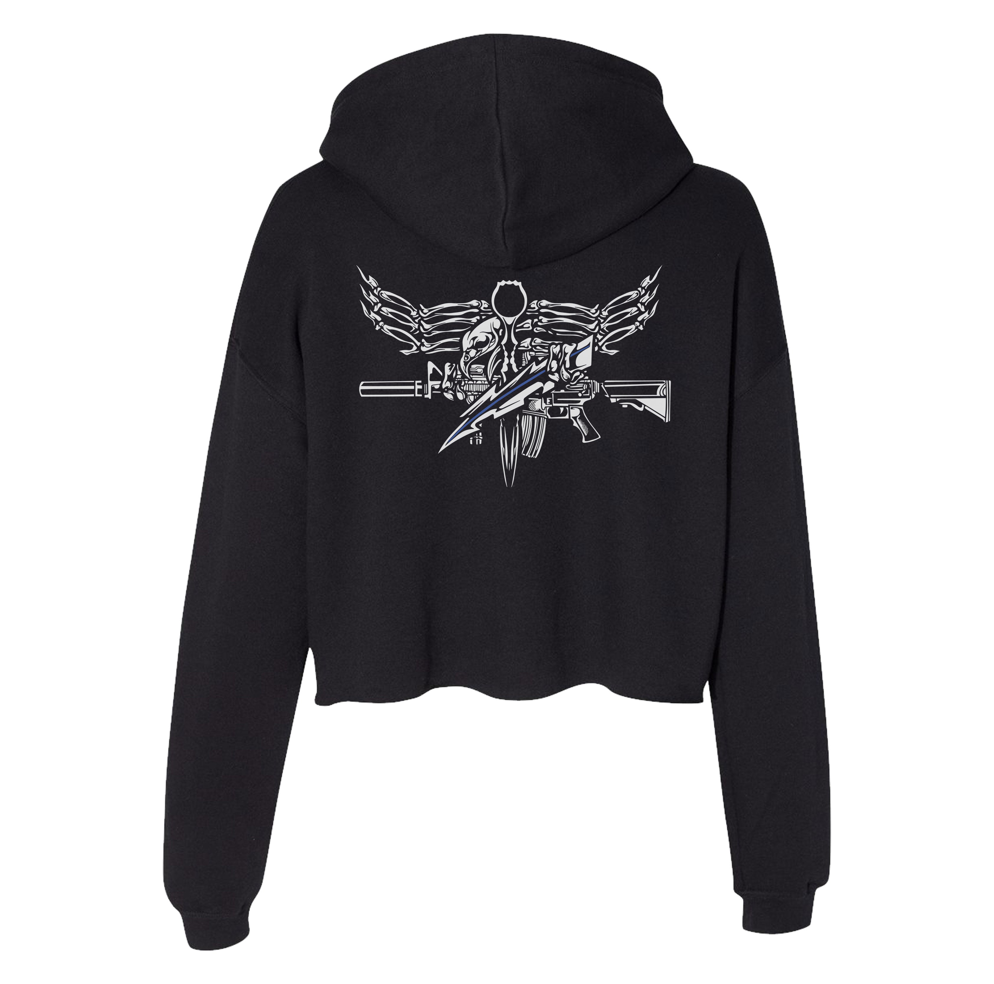 Iron Eagle Crop Hoodie