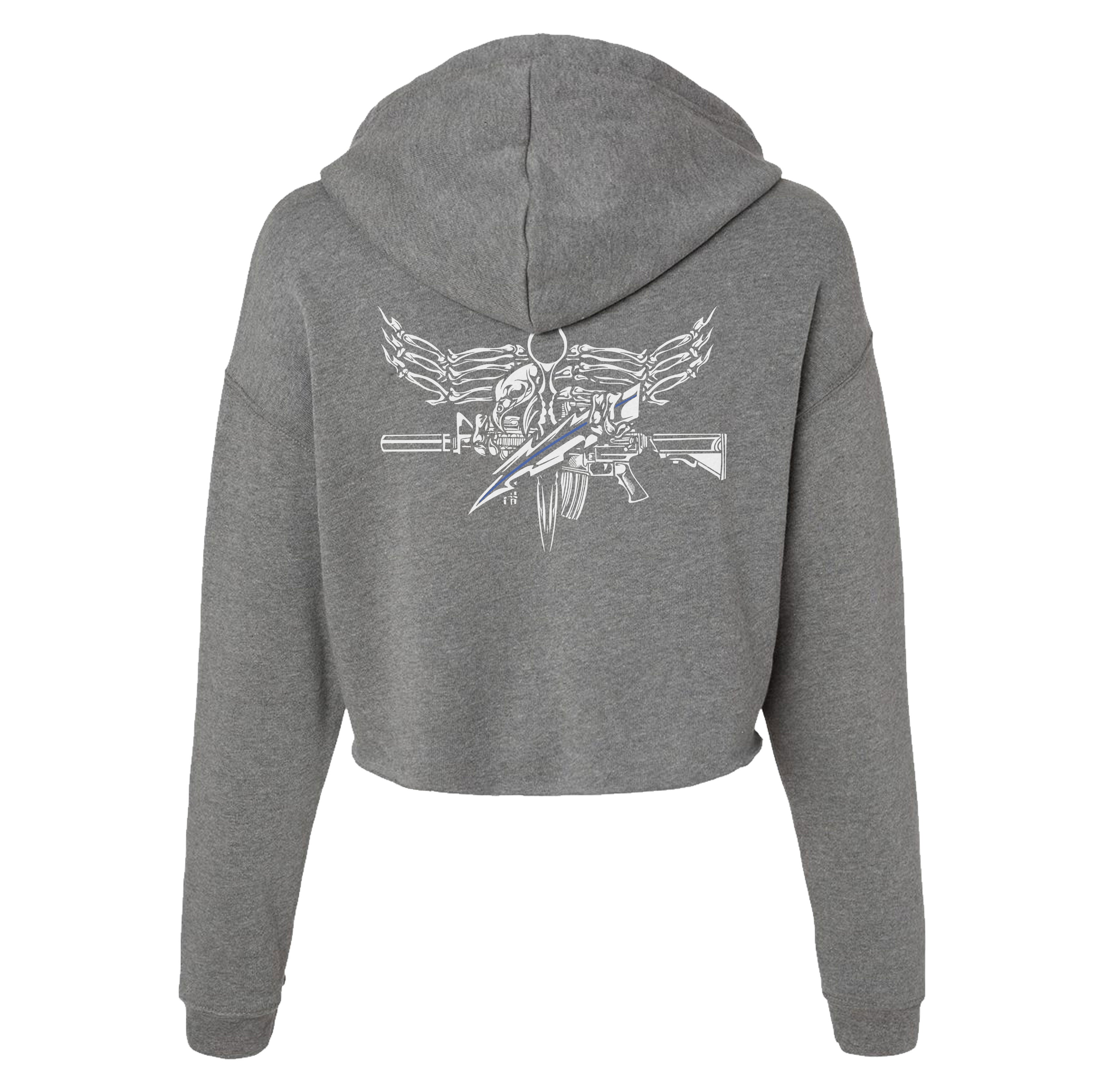 Iron Eagle Crop Hoodie