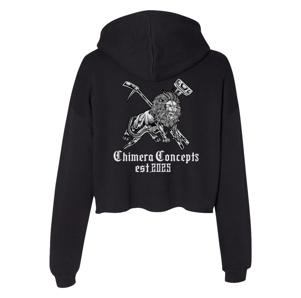 Halli and Sledge Chimera Crop Hoodie