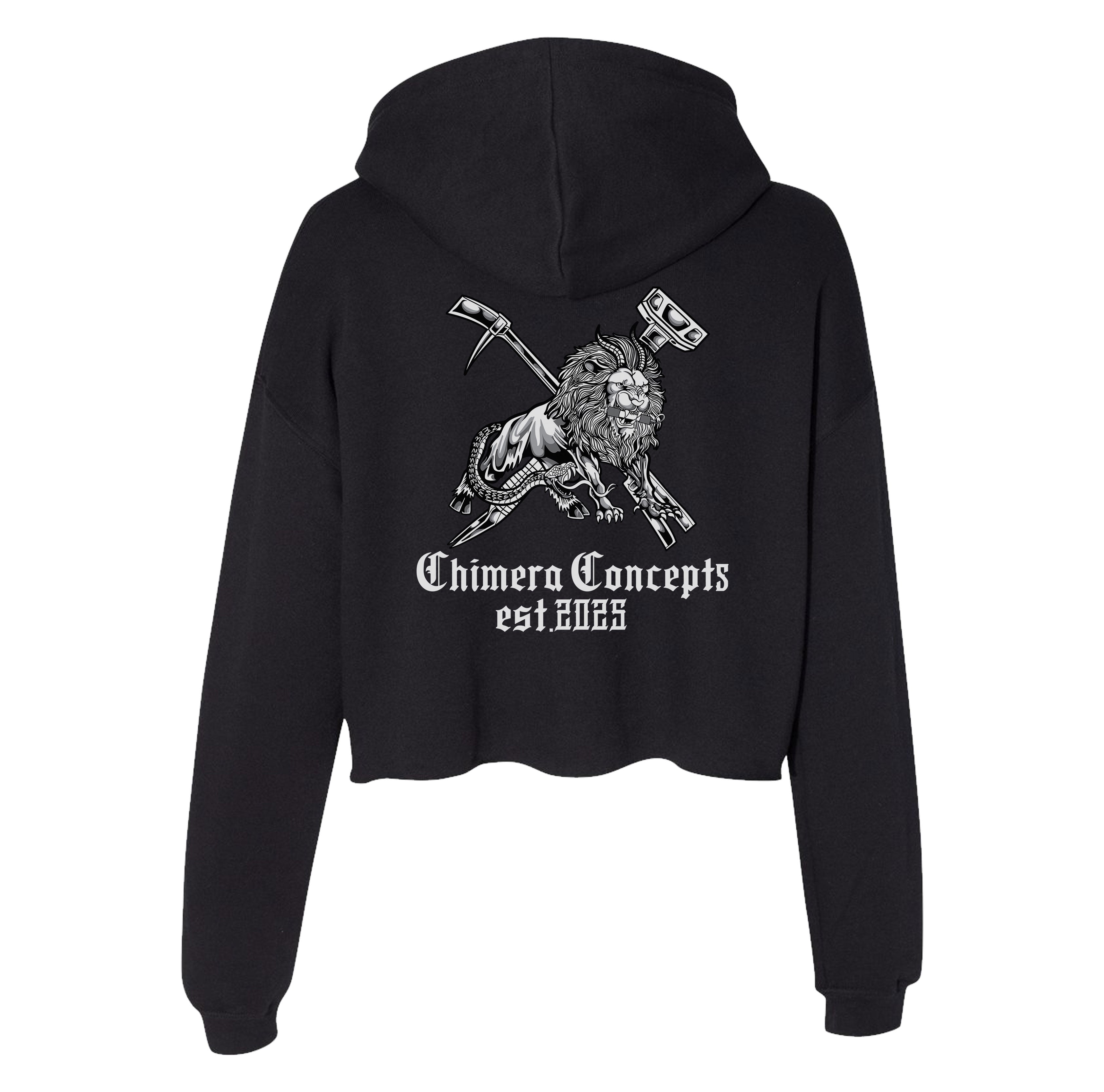 Halli and Sledge Chimera Crop Hoodie