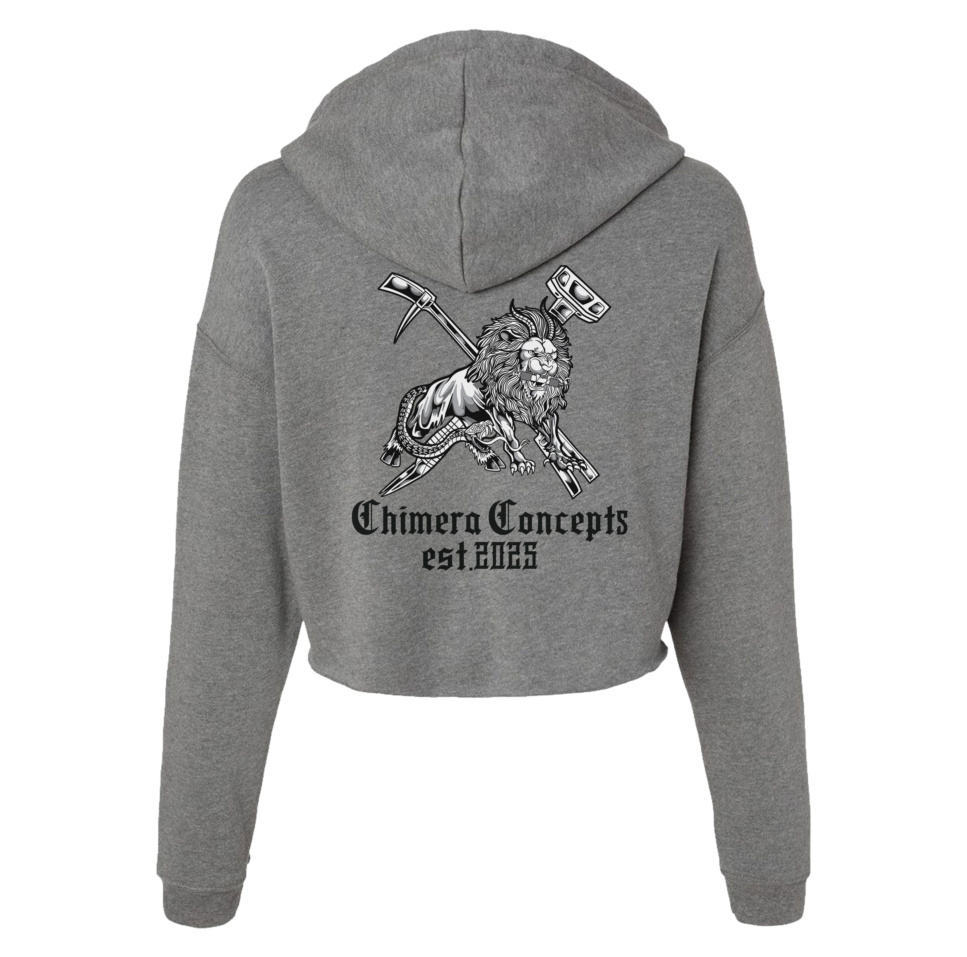Halli and Sledge Chimera Crop Hoodie