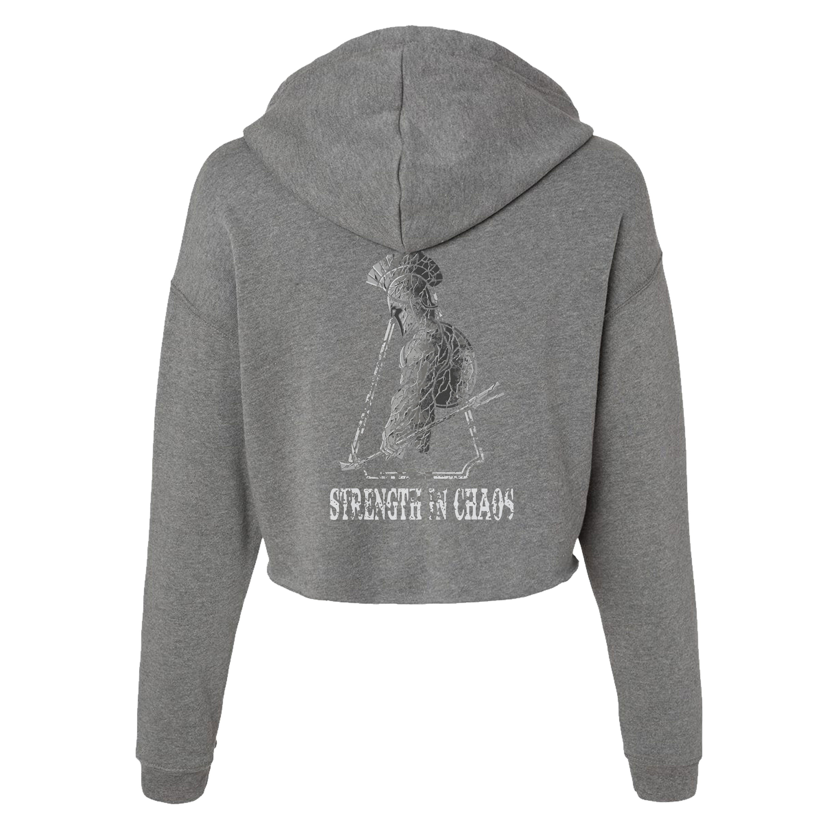 Chaos Breach Spartan Crop Hoodie