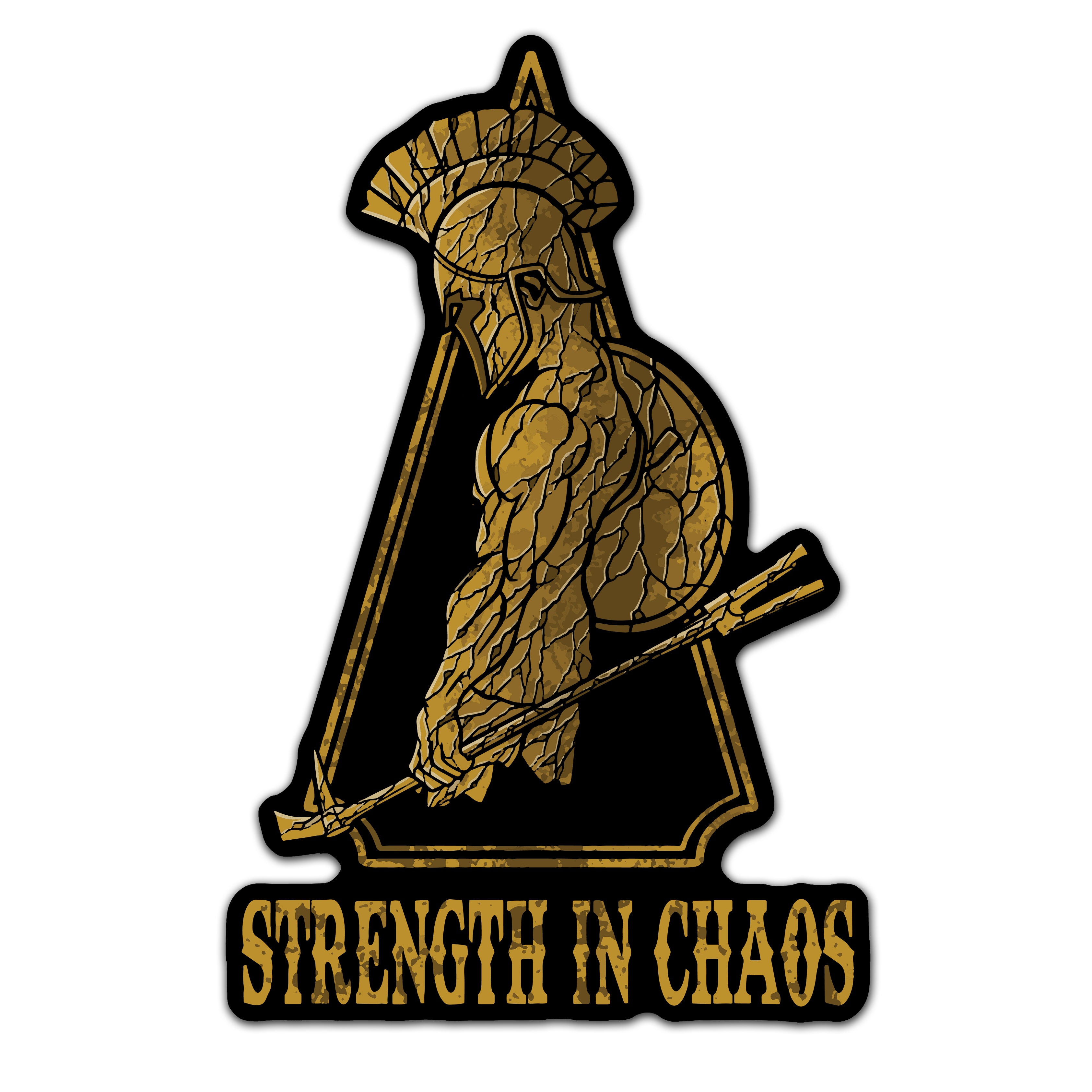 Chaos Breach Spartan Sticker